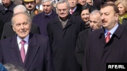 Prezident Heydər Əliyev və oğlu İlham Əliyev, 21 mart 2003