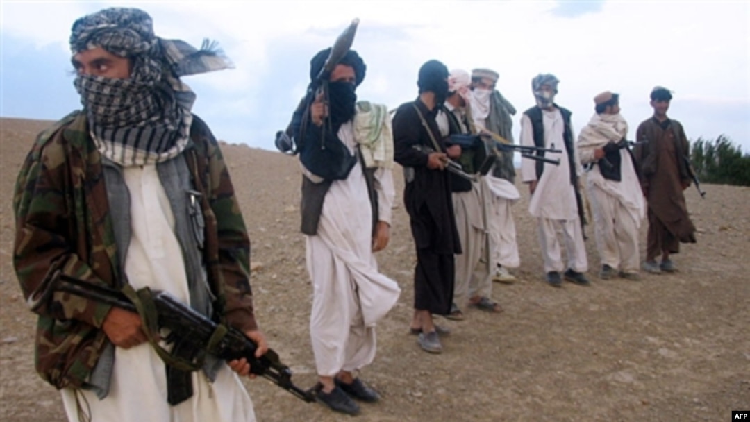 Taliban fighters in Afghanistan in September