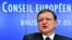 José Manuel Barroso nakon sastanka lidera EU