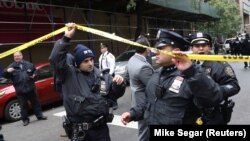 Нью-Йорктогу окуя учурундагы полиция кызматкерлери. 26-октябрь, 2018-жыл. 