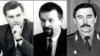 Yury Harauski claims to have been part of a secretive Belarusian Interior Ministry force that in 1999 kidnapped and killed opposition leader Viktar Hanchar (left), businessman Anatol Krasouski (center), and former Interior Minister Yury Zakharanka (right).