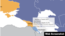 Azerbaijan Nations In Transit Ranking