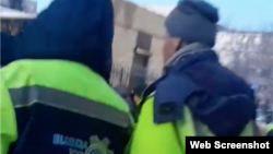 Ереуілге шыққан Elorda Eco System компаниясының жұмысшылары. 17 наурыз 2026 жыл. Скриншот.