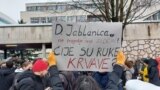 Protest, Students, Sarajevo, Bosnia Herzegovina