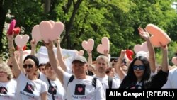 La marșul comunității LGBT la Chișinău cu un an în urmă, 19 mai 2018