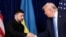Президент США Дональд Трамп (п) і його український колега Володимир Зеленський, фото ілюстративне