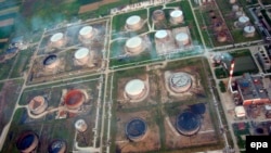 An aerial picture of a petroleum refinery in the industrial are of a small town of Pancevo, near Belgrade, January 22, 2008