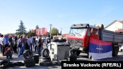 Blokada na putu Kragujevac-Kraljevo