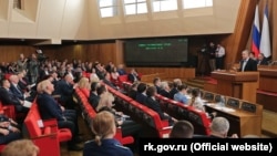 Засідання російського парламенту Криму, архівне фото