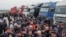 Архівне фото: акція протесту далекобійників у Дагестані, Росія, 2017 року