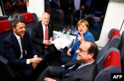 Înalți demnitari europeni prezenți la ceremonia de inaugurare a tunelului feroviar