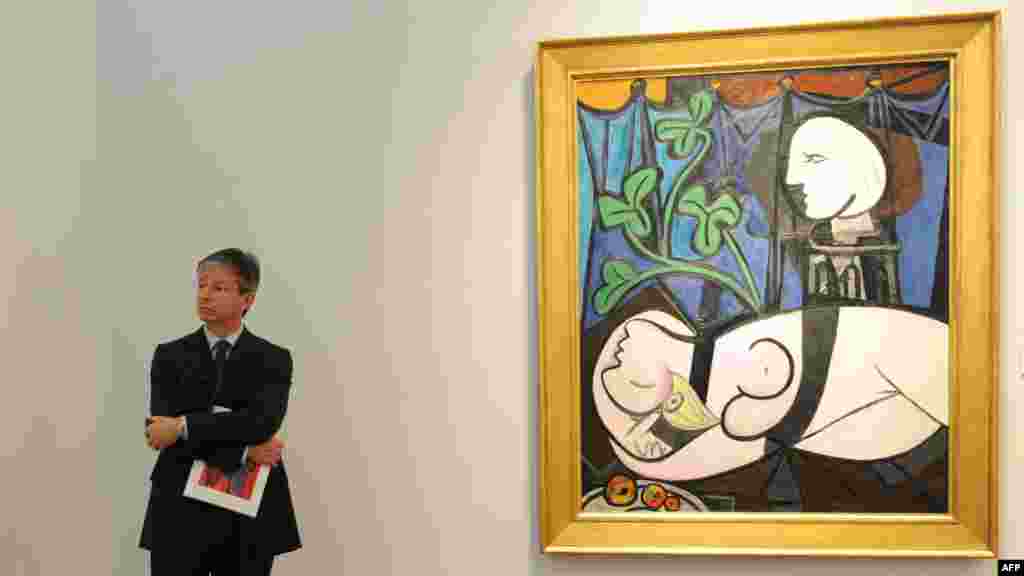 Pablo Picasso&#39;s &quot;Nude, Green Leaves and Bust&quot; (1932) held the previous auction record. It was sold at Christie&#39;s in New York for more than $106 million in 2010.&nbsp;