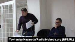 Адвокати Володимира Сивака у суді, 9 листопада 2017 року 