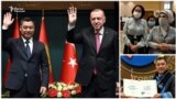 Sadyr Japarov and Recep Tayip Erdogan collage for World and Us TV Program