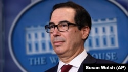 Steven Mnuchin amerikai pénzügyminiszter (archív fotó)