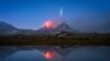 The Klyuchevskoy volcano in the Russian far-eastern region of Kamchatka 
