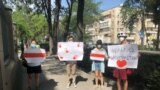 Rally in support of protesting citizens of Belarus was held in Bishkek