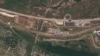 Пробка на выезде из Крыма у моста через Керченский пролив