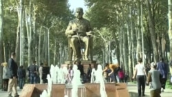 В Душанбе после скандальной реконструкции открыли парк имени Айни