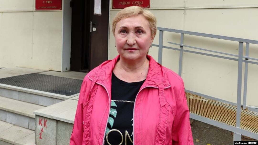 Ilmira Bikbayeva appears at the court on September 3.
