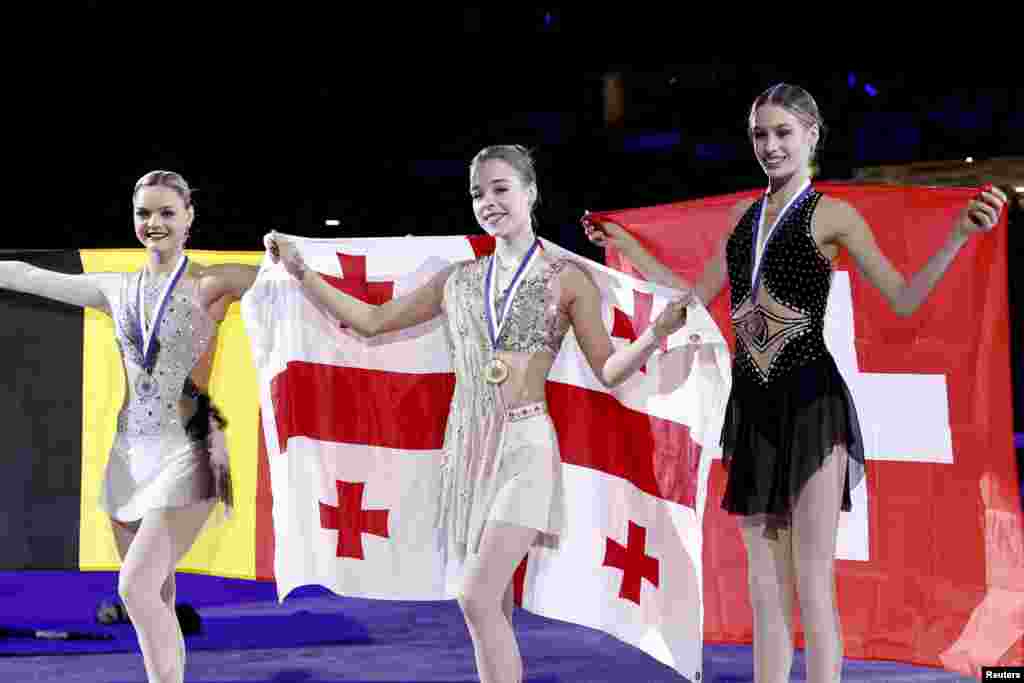 Губанова принесла Грузии первую в истории золотую медаль чемпионата Европы.&nbsp;Фото &ndash; Эспоо, 28 января.