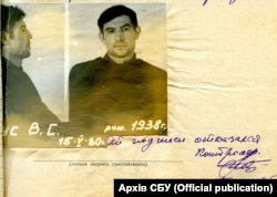 Фотографія Василя Стуса із кримінальної справи, 1980 рік