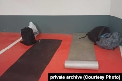 Месца для сну ў бамбасховішчы. Фота суразмоўцы