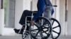 илустрација, лице во инвалидска количка