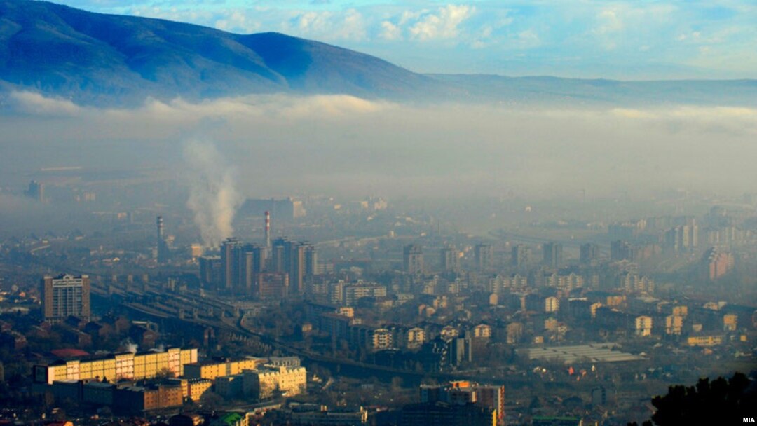 Аерозагадување во Скопје