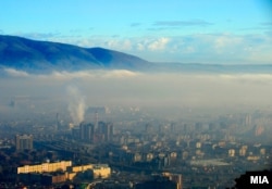 Аерозагадување во Скопје