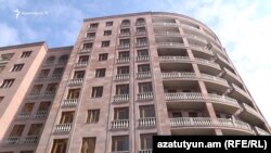 Armenia -- A new apartment block in Yerevan.