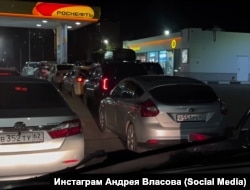 Чарга па бэнзін у Разані