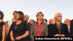 Premijerka Srbije Ana Brnabić (u sredini), predsednica Narodne skupštine Maja Gojković (levo) i ministarka Zorana Mihajlović