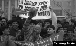 Шаҳри Душанбе, соли 1989. Акс аз Геннадий Ратушенко