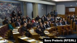 Opozicija, koja ima 40 poslaničkih mandata, nije prisustvovala glasanju (Parlament Crne Gore, arhivska fotografija)