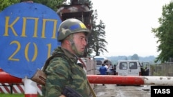The Forest Brothers are believed to be responsible for the killings of dozens of Russian peacekeepers (pictured) and Abkhaz civilians during the period from 1994-2004.