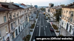 Улица Большая Морская в Севастополе после реконструкции, май 2020 года