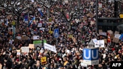 Одна з попередніх демонстрацій, Франкфурт-на-Майні, Німеччина, 20 січня 2024 року