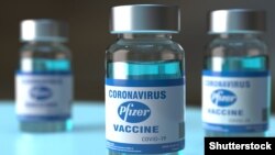 Vaksina të kompanisë Pfizer kundër koronavirusit. 
