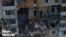 Вибух у житловому будинку в Києві — відео з дрона