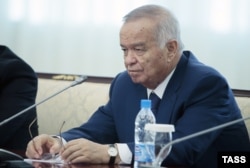 Former Uzbek President Islam Karimov (1938-2016) didn't enjoy optimum relations with his neighbors. (file photo)