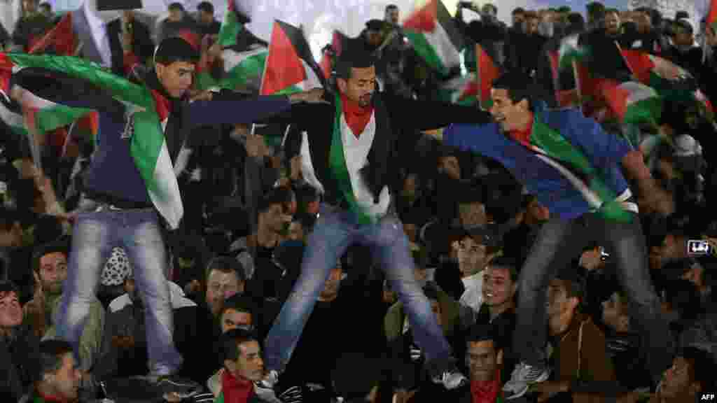 Ramallah, 29. novembar 2012. Foto: AFP / Abbas Momani