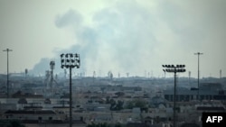 محدوده پایگاه هوایی العدید که میزبان نیروی هوایی قطر و نیروهای خارجی از جمله آمریکا است