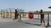 Мост Дружбы, соединяющей афганский Хайратон и Термез, 15 августа 2021 года. 