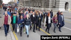 "Šetnja za Zorana" centralnim ulicama Beograda