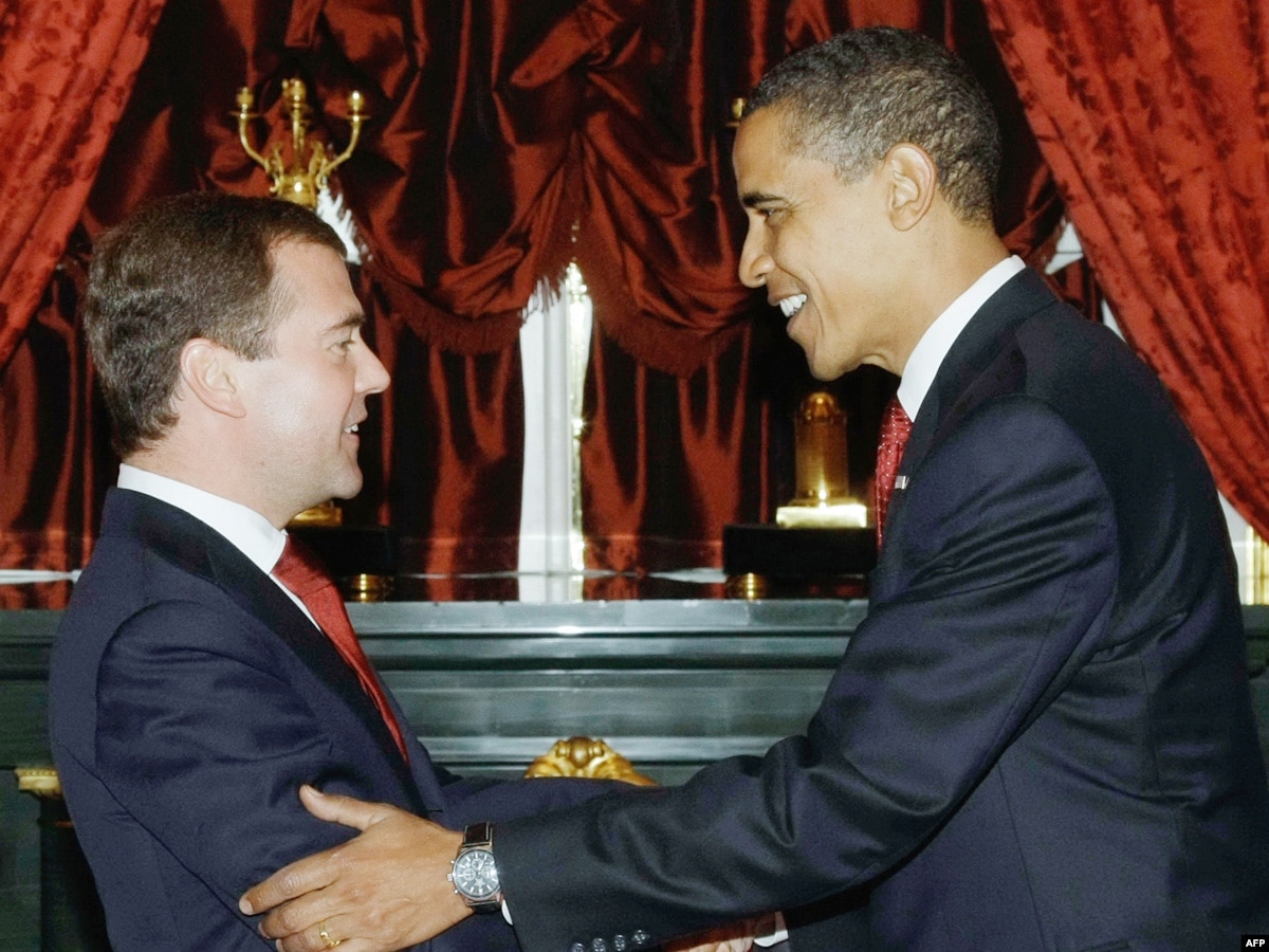 2009, Медведев и Обама встреча