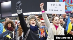 Протест проти агресії Росії щодо України у Нью-Йорку, 2014 рік