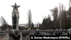 Советский мемориал на Ольшанском кладбище в Праге.
