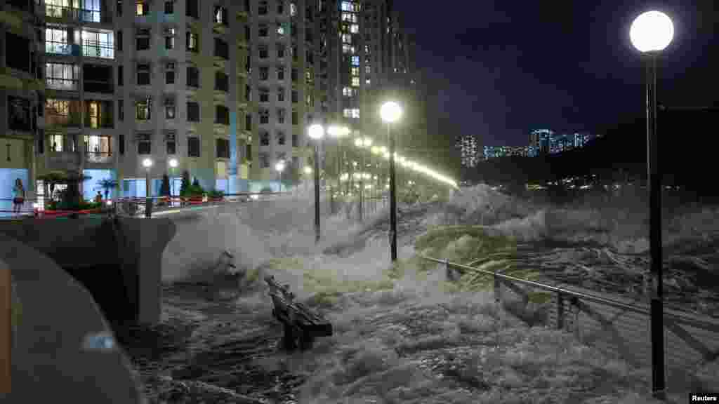 A Ragasa névre keresztelt szupertájfun az idei év legerősebb trópusi ciklonja