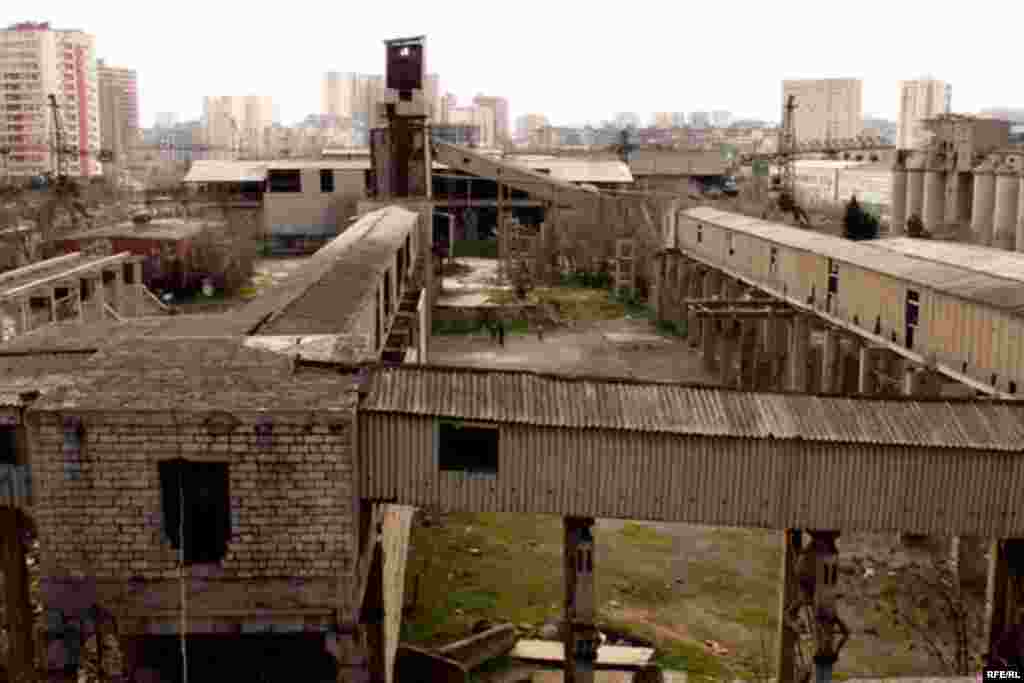 This factory in Baku, inactive since the Soviet era, provided shelter for ethnic Azeris fleeing the conflict. 